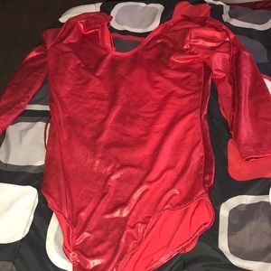 Shiny Red onesie